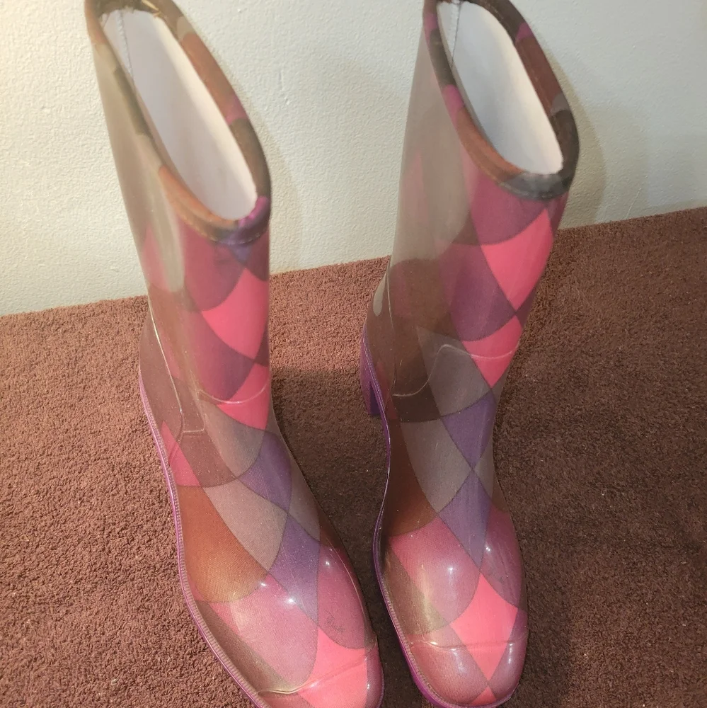 Emilio Pucci Rain Boot - Picture 1 of 2